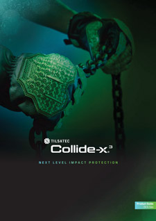 Collide-x3 medium weight impact level 3 glove with sandy nitrile palm coating
