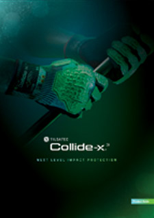 Collide-x3 medium weight impact level 3 glove with sandy nitrile palm coating