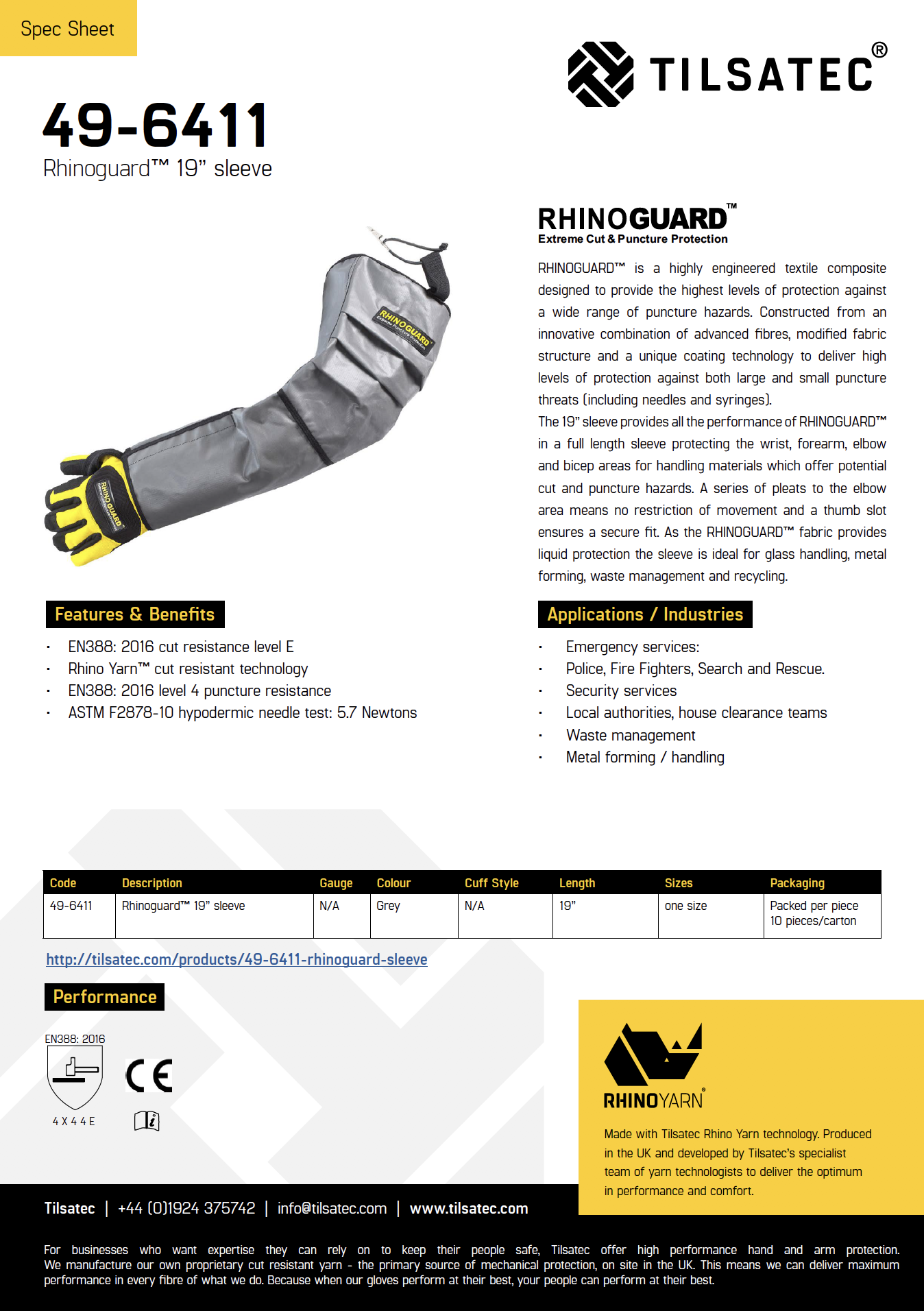 49-6411 specification sheet