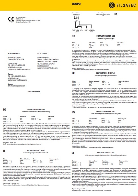 030pu user instructions