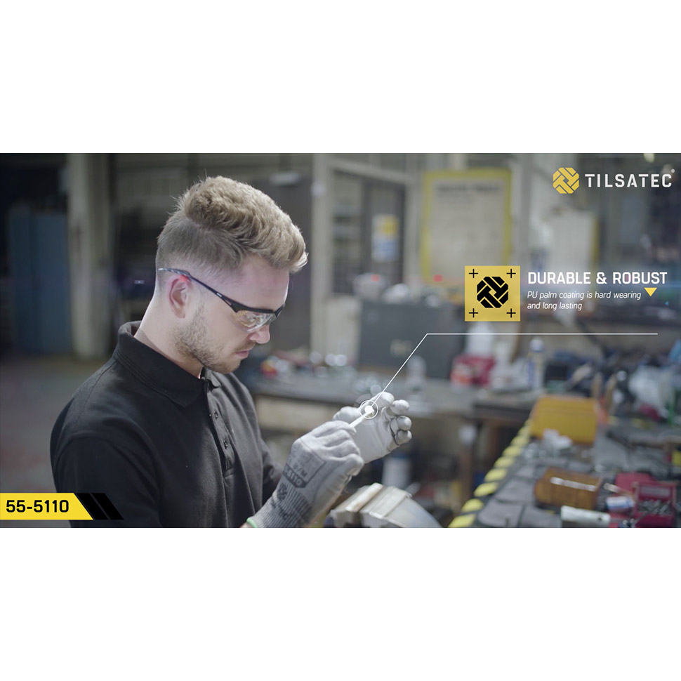 55-5123 cut resistant level E fully coated glove promotional video