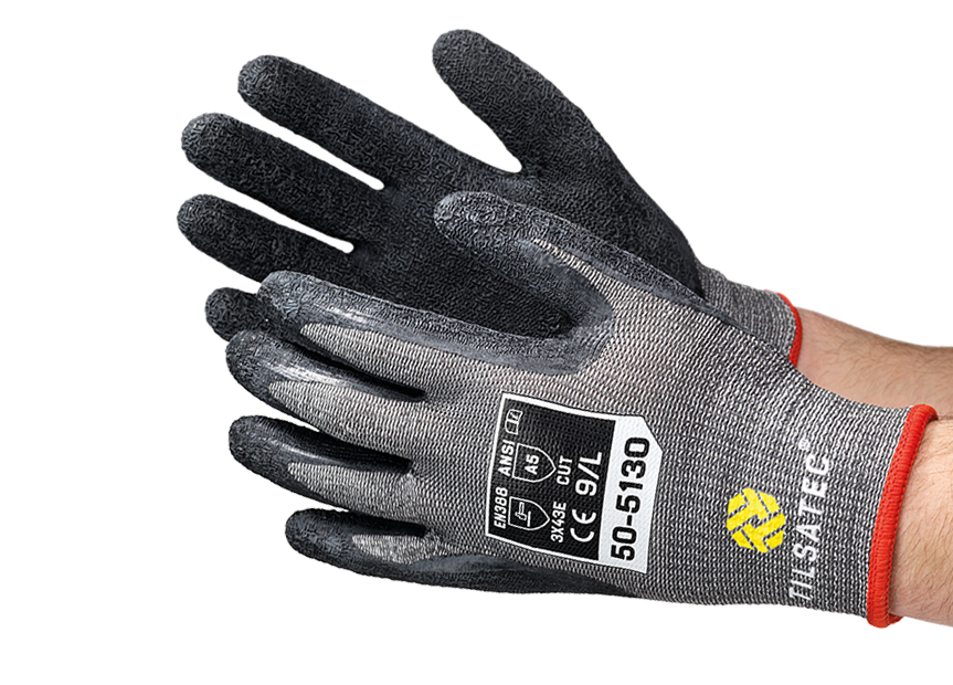 50-5130 medium weight cut level E palm coated glove