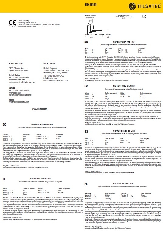 50-5111 user instructions