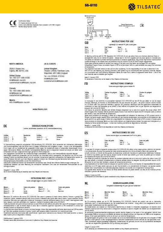 55-5110 user instructions